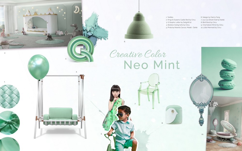 Set the Mood of Your Home Decor Using the Creativity Tones of Neo Mint
